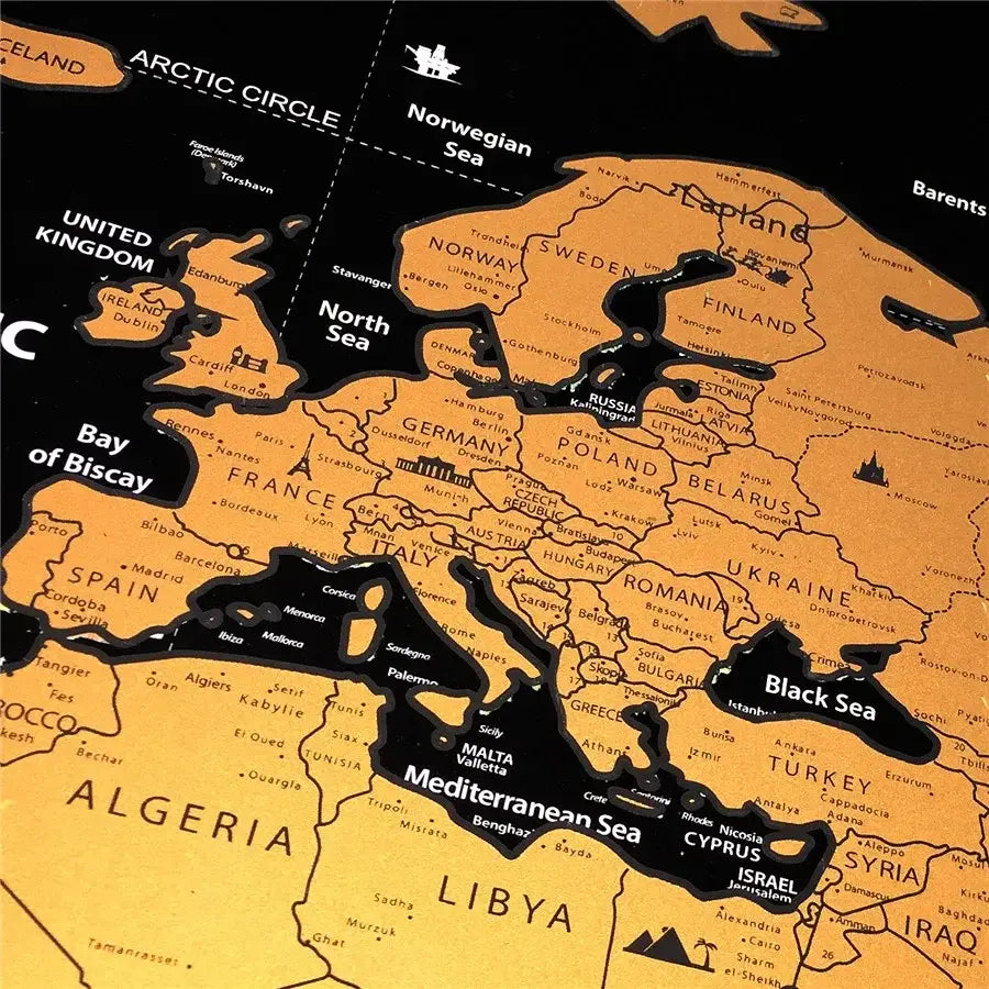 🌍Verdenskart med skrapekort