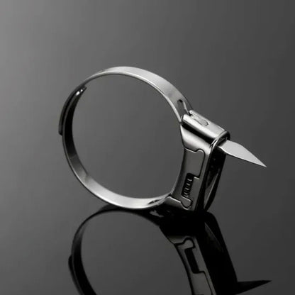 💍Selvforsvarsringkniv av metall