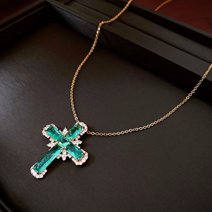 Paraiba kors-smykkesett