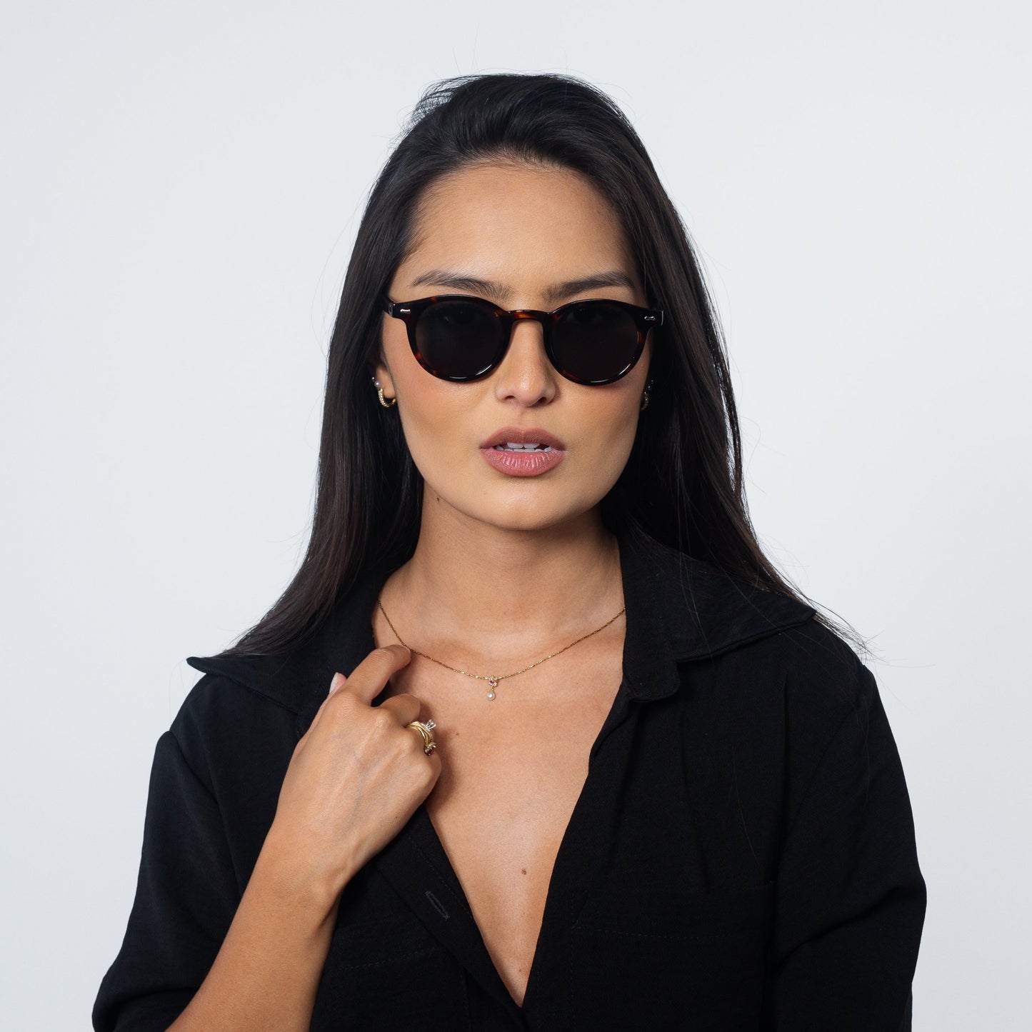 ✨Retro runde briller med nagler✨