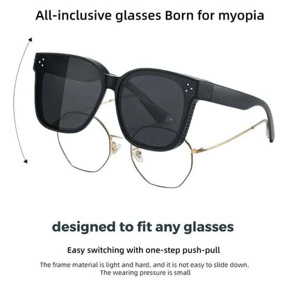 Polariserte solbriller mot nærsynthet mot ultrafiolett stråling