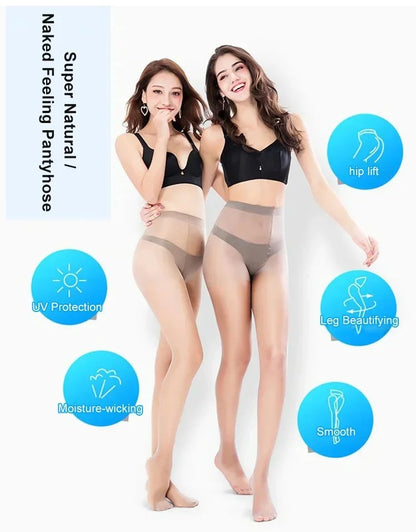 🍀Perlemorskimrende silkestrømper Sexy nylonstrømpebukser (kjøp 1 få 1 gratis)