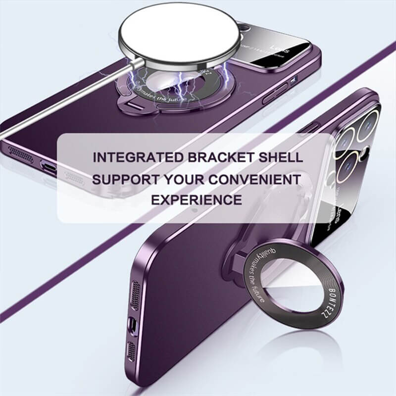 Magnetisk brakett for magnetisk lekkasjemerke i stort vindu