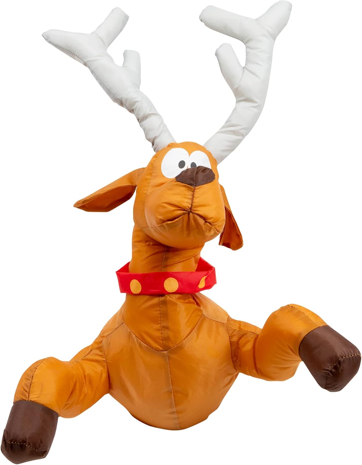 Krasjende reinsdyr og julenisse-sett