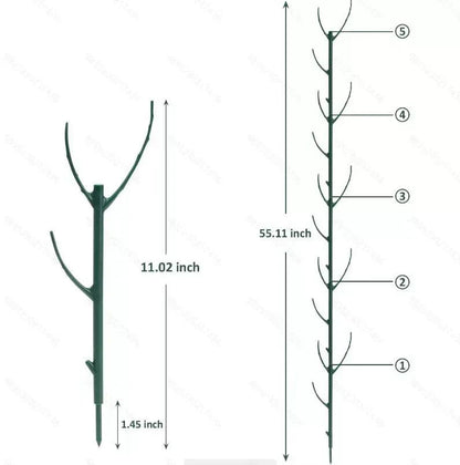💕💖🌿Hagearbeid Grønn plante støtte ramme