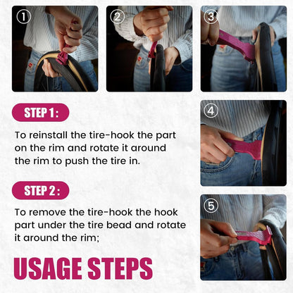 🚵2-i-1 brekkjern for sykkeldekkspak👨‍🔧