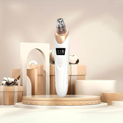 Oppladbart porestøvsuger - 6-i-1 hudormefjerner med smart display og ekstraksjonssett