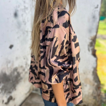 🌸Seven Angle Baseball Jacket med glidelås for kvinner🌸