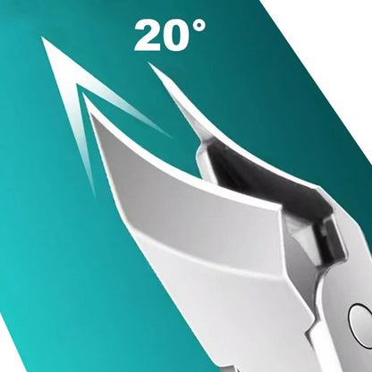 Sklisikre negleklippere med skråkant, sett med 3 deler